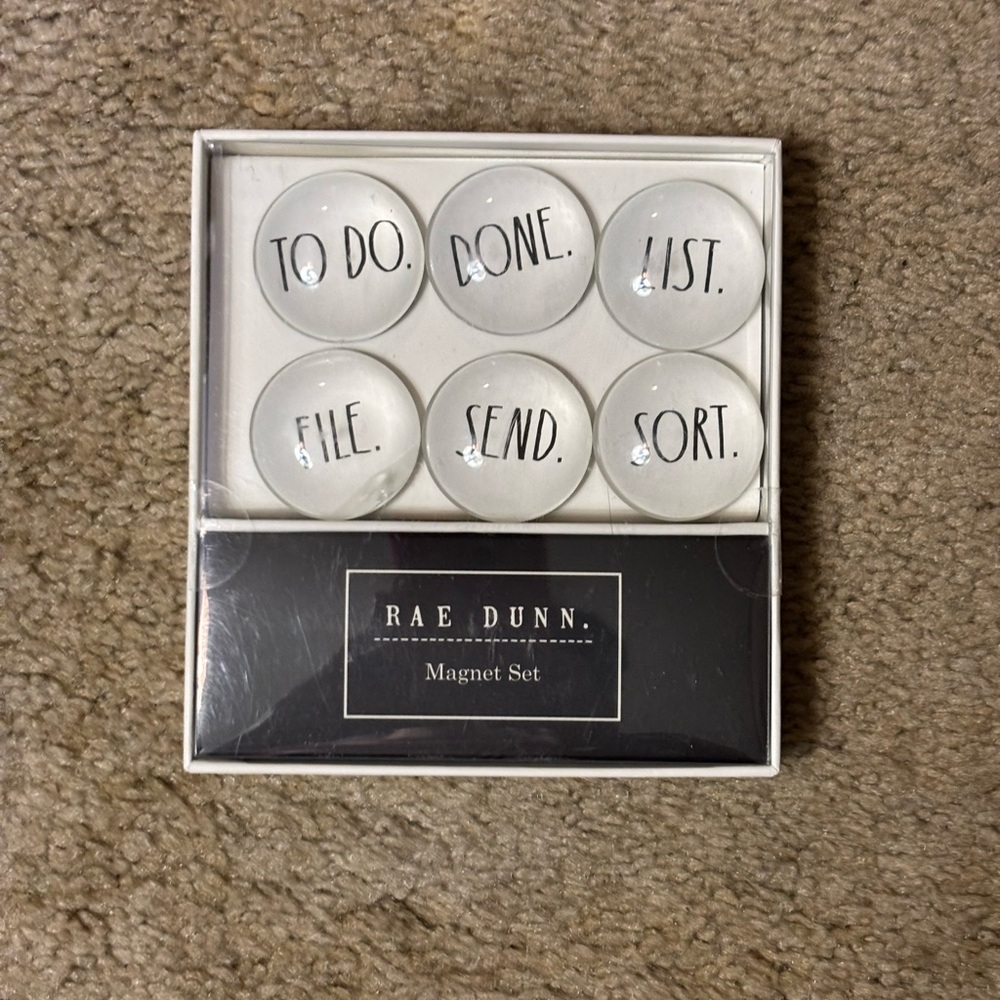NWT Rae Dunn Magnet Set in the box and not opened
